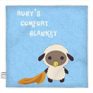 personalised baby comfort blankets sleepy farm